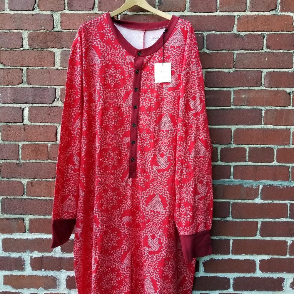 Heart & Hand Women's XXL Union Suit Pajamas NWT